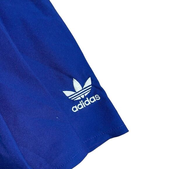 Adidas Skirt WMNS 8 Blue Pleated Lifestyle Tennis Collegiate Sporty Logo Preppy - Picture 8 of 16